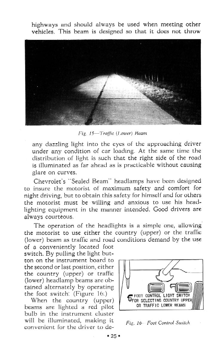 1942 Chevrolet Truck Owners Manual Page 38